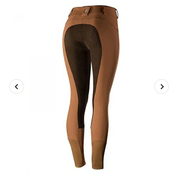 B Vertigo Women's Rachel Rhinestone Full Seat Breeches - High Waist - Picture 8 of 9